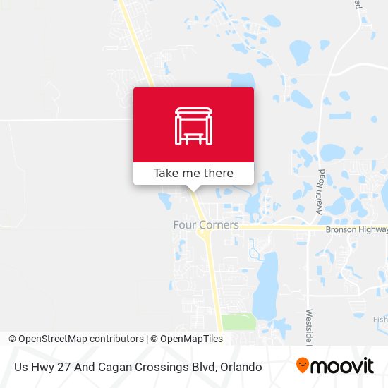 Mapa de Us Hwy 27 And Cagan Crossings Blvd