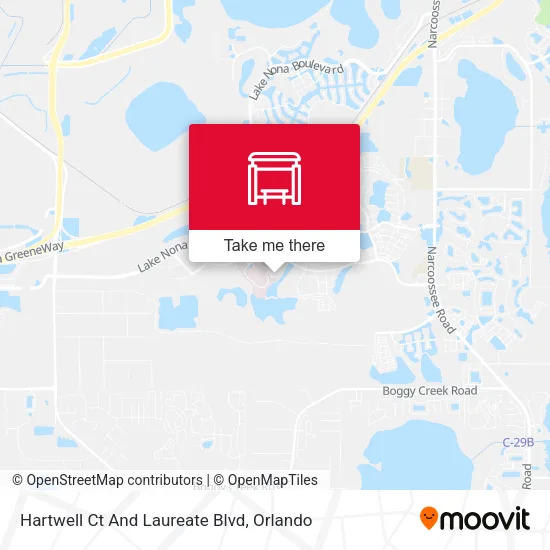 Hartwell Ct And Laureate Blvd map