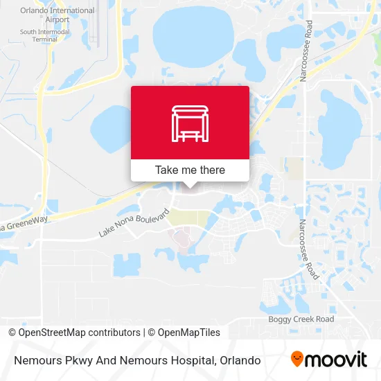 Mapa de Nemours Pkwy And Nemours Hospital