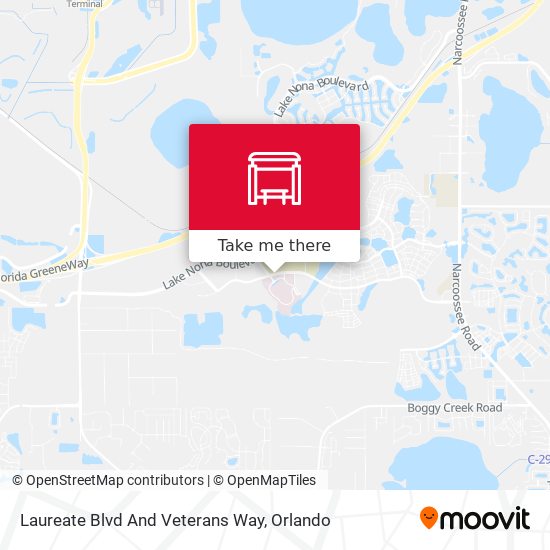 Laureate Blvd And Veterans Way map