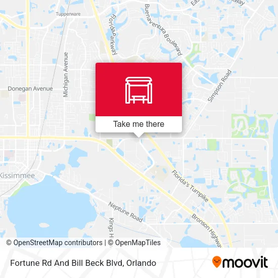 Mapa de Fortune Rd And Bill Beck Blvd