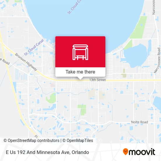 E Us 192 And Minnesota Ave map