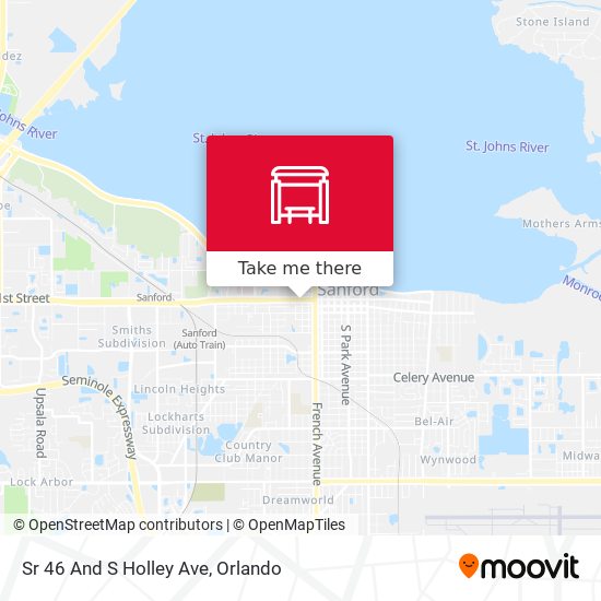 Sr 46 And S Holley Ave map