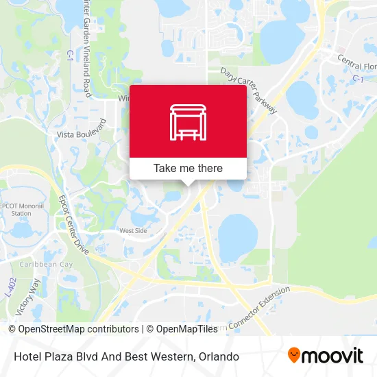 Hotel Plaza Blvd And Best Western map