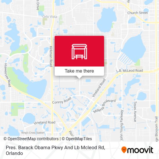 Pres. Barack Obama Pky And Lb Mcleod Rd map