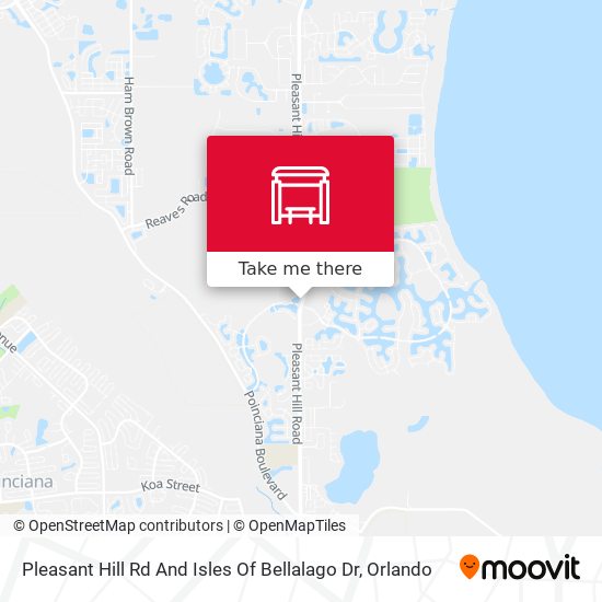 Mapa de Pleasant Hill Rd And Isles Of Bellalago Dr