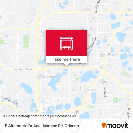 E Altamonte Dr And Jasmine Rd map