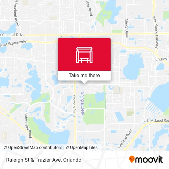 Raleigh St & Frazier Ave map