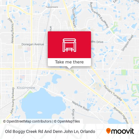 Old Boggy Creek Rd And Denn John Ln map