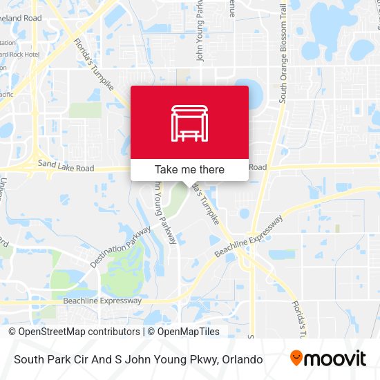 South Park Cir And S John Young Pkwy map