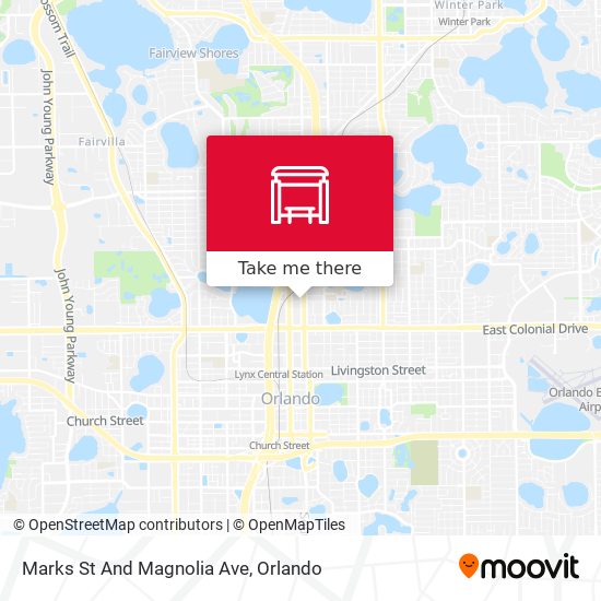 Mapa de Marks St And Magnolia Ave