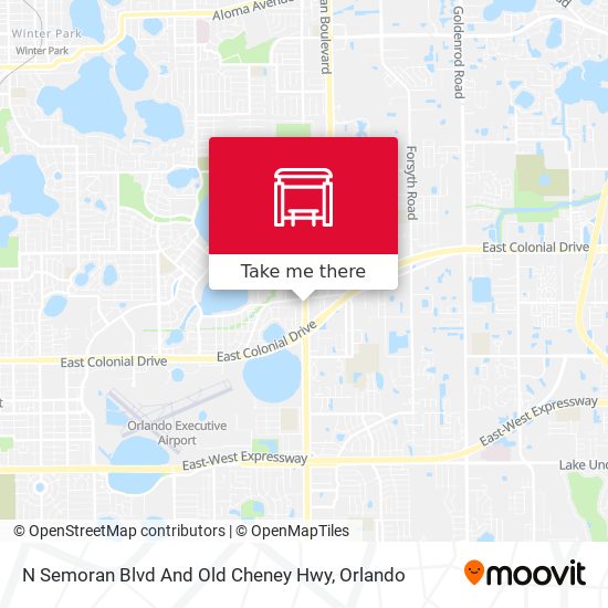 N Semoran Blvd And Old Cheney Hwy map