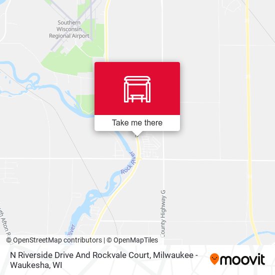 Mapa de N Riverside Drive And Rockvale Court