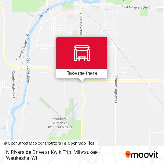N Riverside Drive at Kwik Trip map