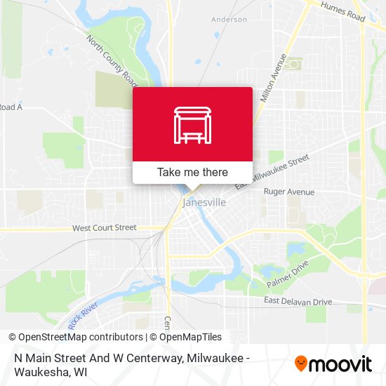 Mapa de N Main Street And W Centerway