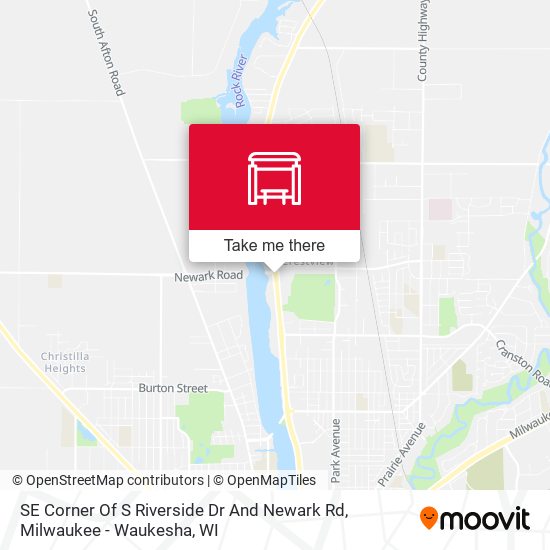 Mapa de SE Corner Of S Riverside Dr And Newark Rd