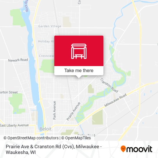 Prairie Ave & Cranston Rd (Cvs) map