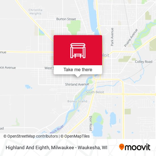 Highland And Eighth map
