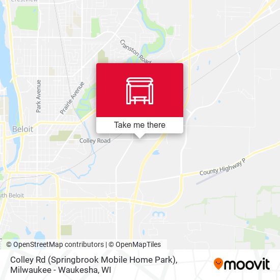 Mapa de Colley Rd (Springbrook Mobile Home Park)
