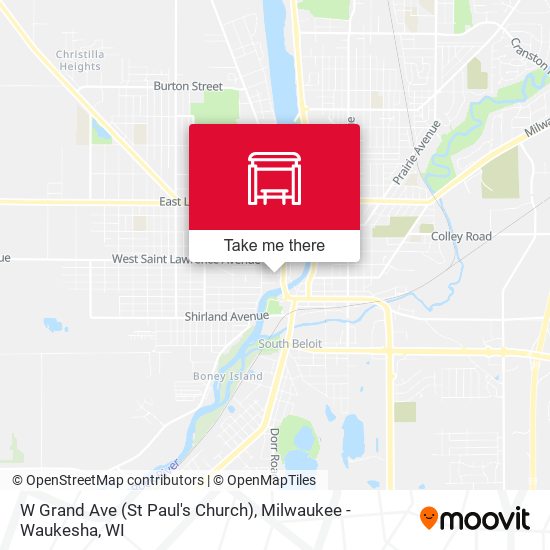 Mapa de W Grand Ave (St Paul's Church)