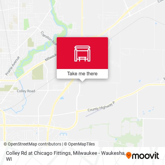 Colley Rd at Chicago Fittings map