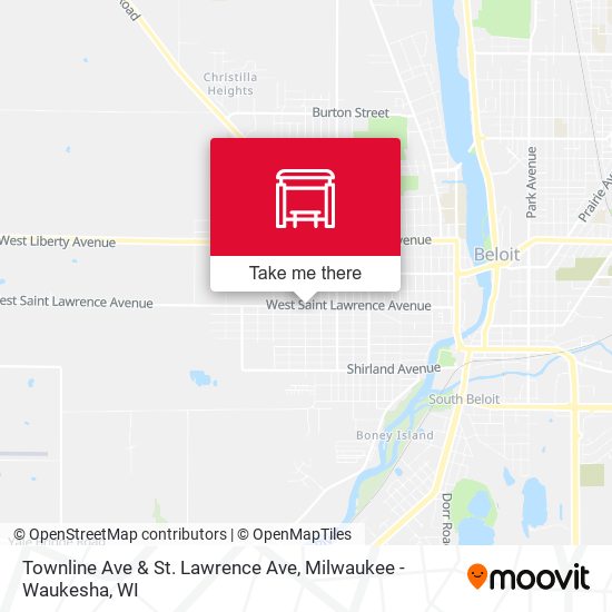 Mapa de Townline Ave & St. Lawrence Ave