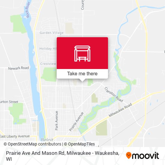 Prairie Ave And Mason Rd map