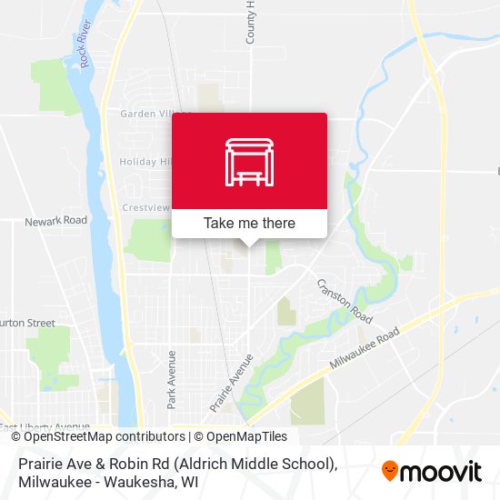Mapa de Prairie Ave & Robin Rd (Aldrich Middle School)