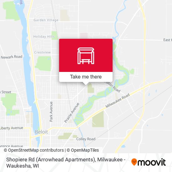 Mapa de Shopiere Rd (Arrowhead Apartments)