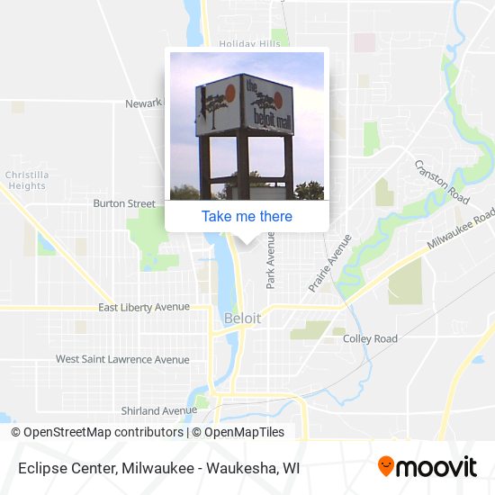 Mapa de Eclipse Center