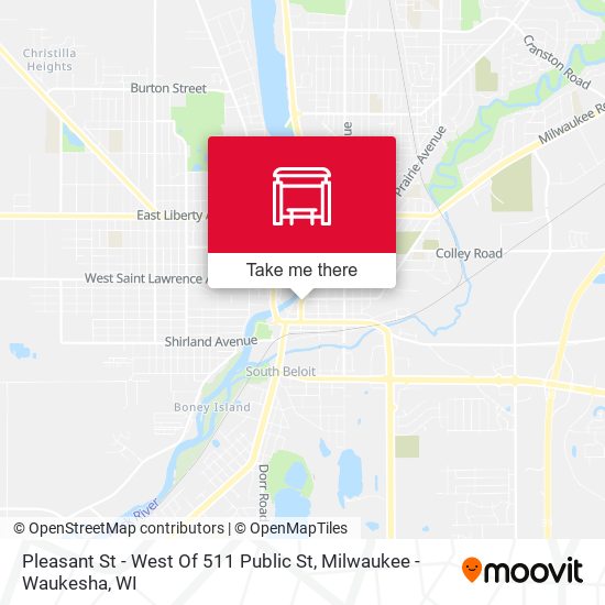 Mapa de Pleasant St - West Of 511 Public St