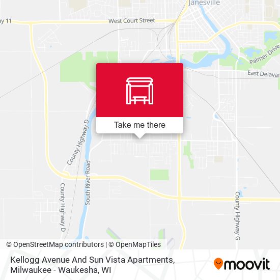 Kellogg Avenue And Sun Vista Apartments map