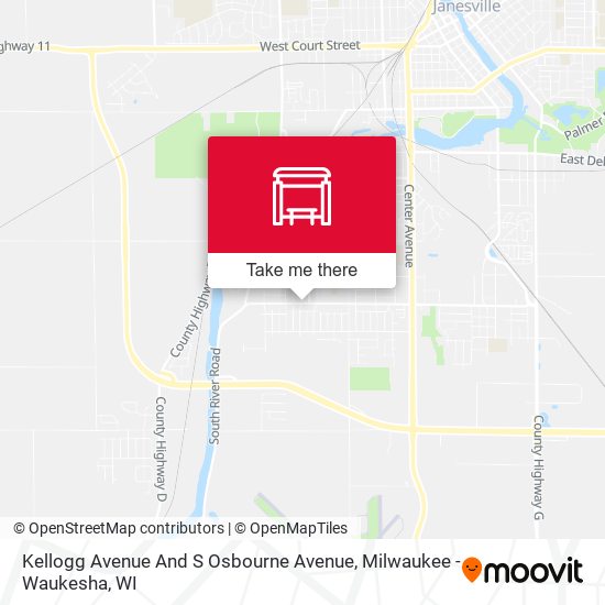 Kellogg Avenue And S Osbourne Avenue map