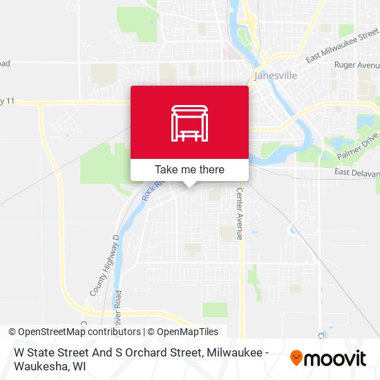W State Street And S Orchard Street map