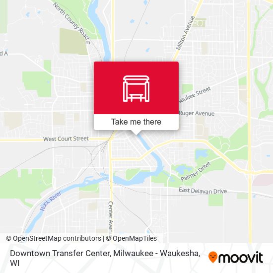 Downtown Transfer Center map