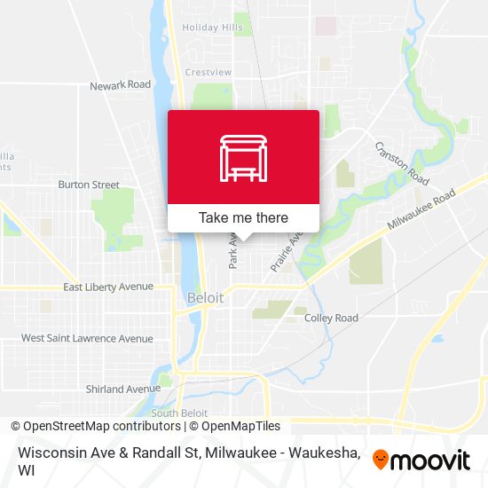 Mapa de Wisconsin Ave & Randall St