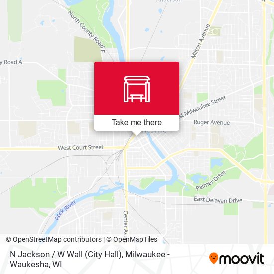 N Jackson / W Wall (City Hall) map