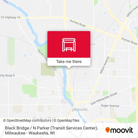 Black Bridge / N Parker (Transit Services Center) map