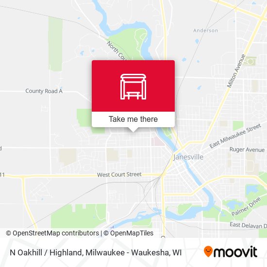 N Oakhill / Highland map