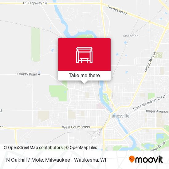 N Oakhill / Mole map