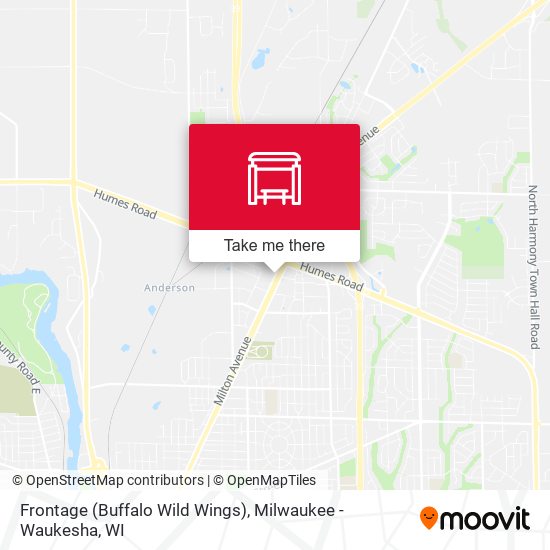 Mapa de Frontage (Buffalo Wild Wings)