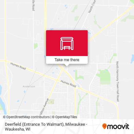 Mapa de Deerfield (Entrance To Walmart)