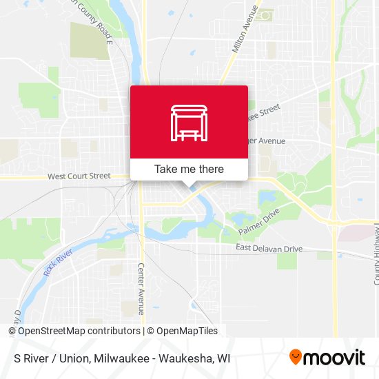 S River / Union map