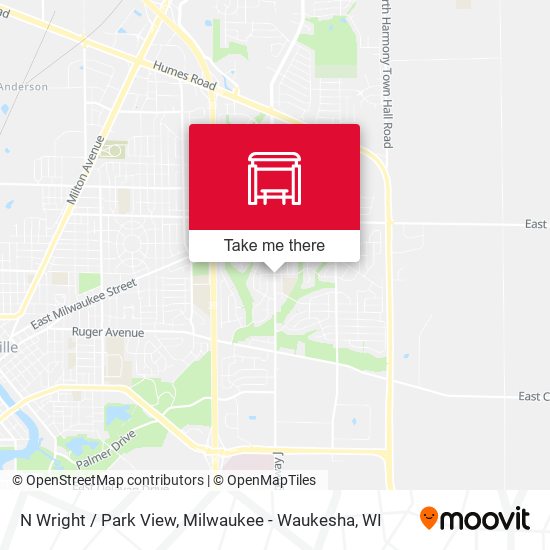 N Wright / Park View map