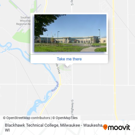 Mapa de Blackhawk Technical College