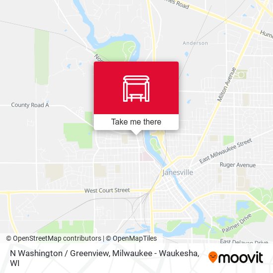 N Washington / Greenview map