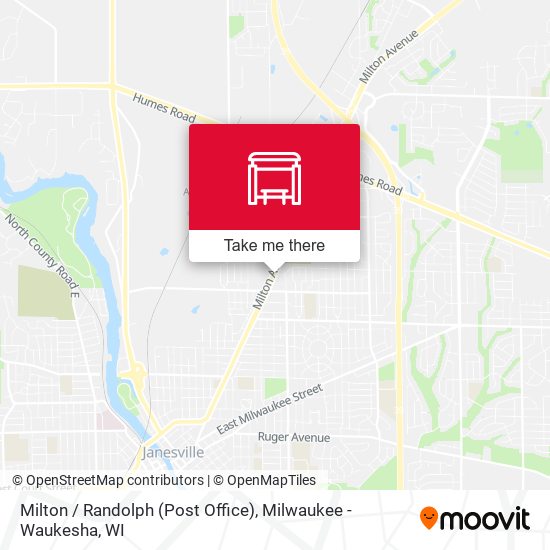 Mapa de Milton / Randolph (Post Office)