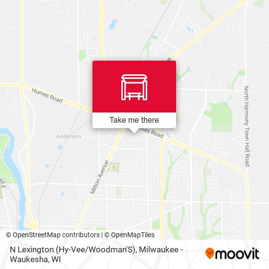 N Lexington (Hy-Vee/Woodman'S) map
