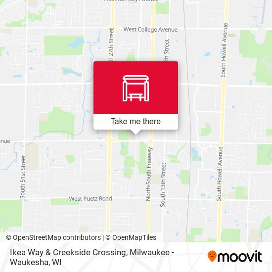 Ikea Way & Creekside Crossing map