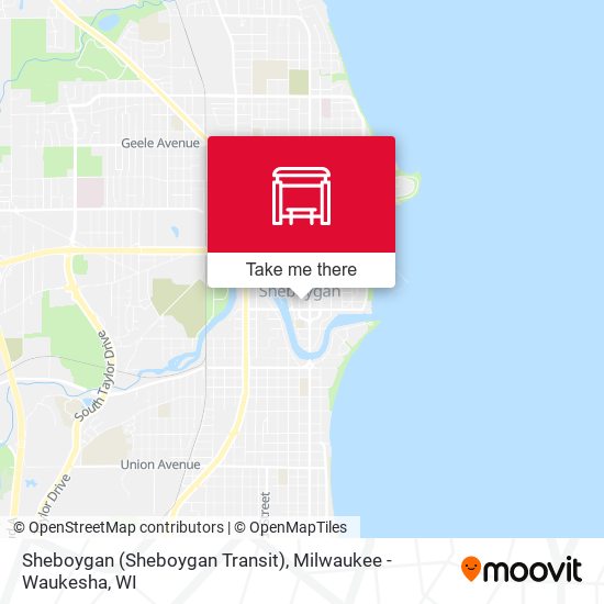 Mapa de Sheboygan (Sheboygan Transit)